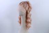 Pre-Styled Frosted Peach Sparkle Wig