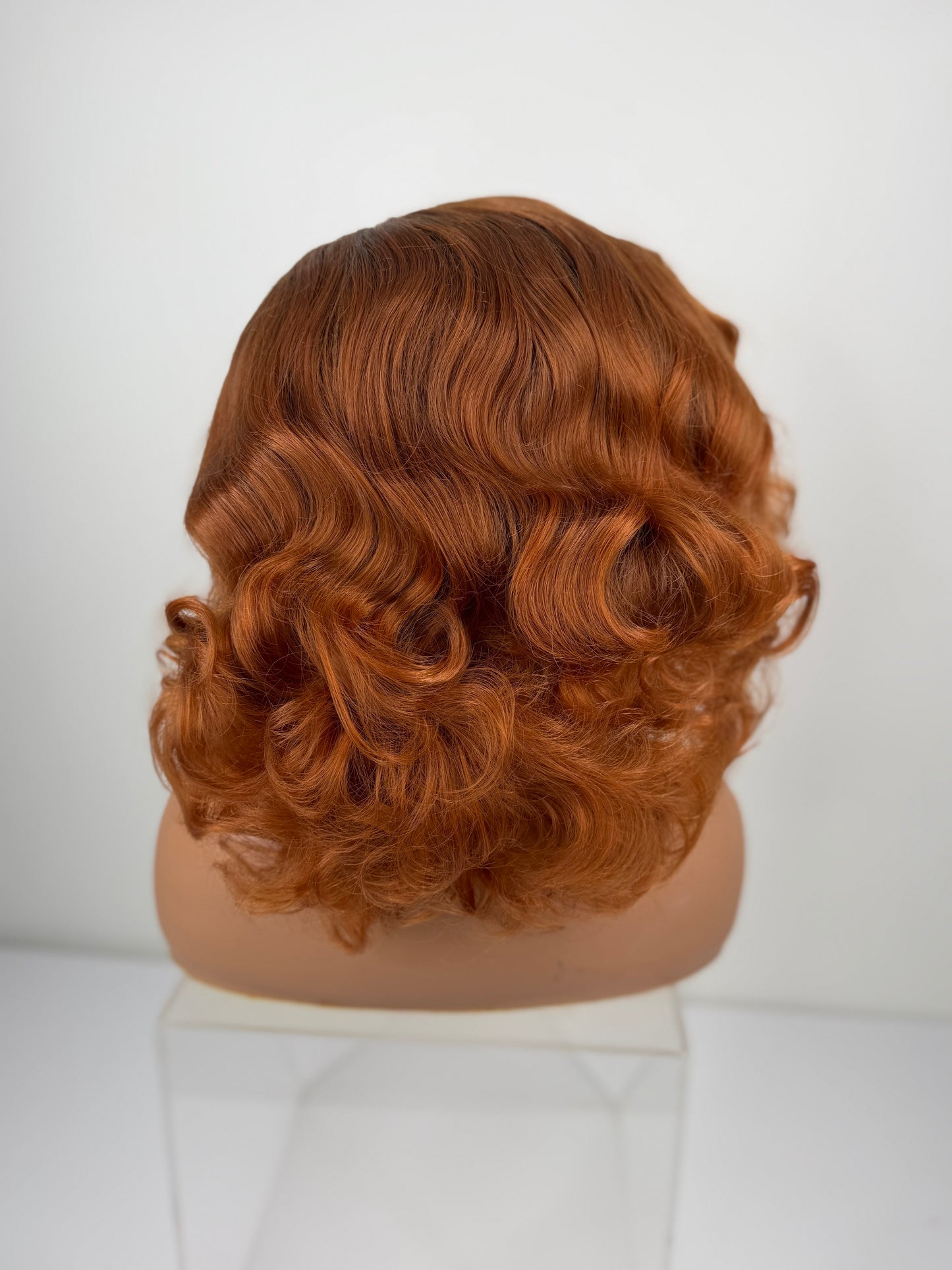 Pre-Styled Rooted Copper Brown Wig