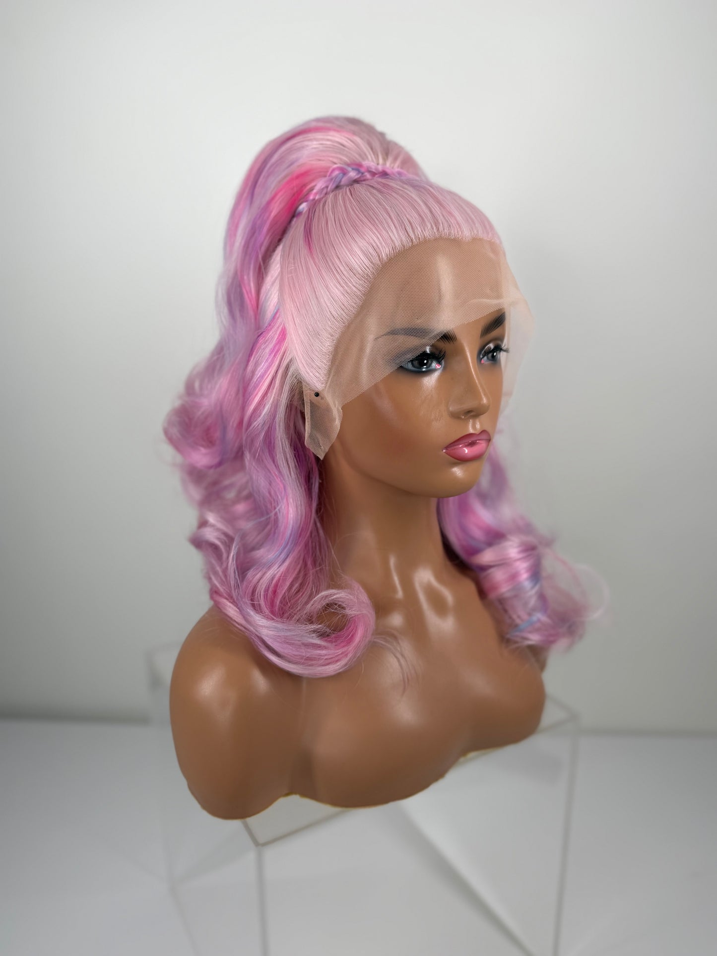 Pre-Styled Double Stacked Hologram Wig