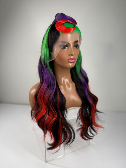 Pre-Styled Halloween Wig