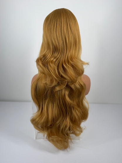 Pre-Styled Rooted Gold Wig