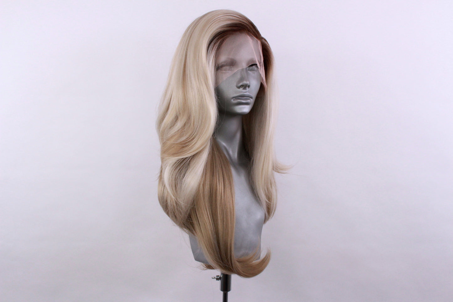 Lily- Rooted Ashy Sandy Blonde