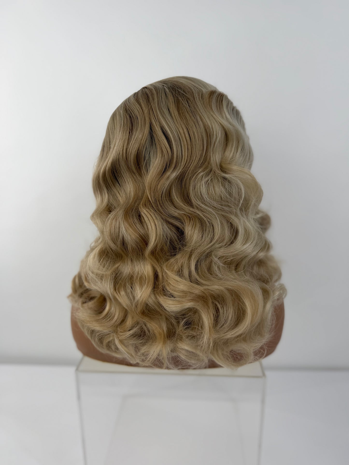 Pre-Styled Winter Blonde Wig