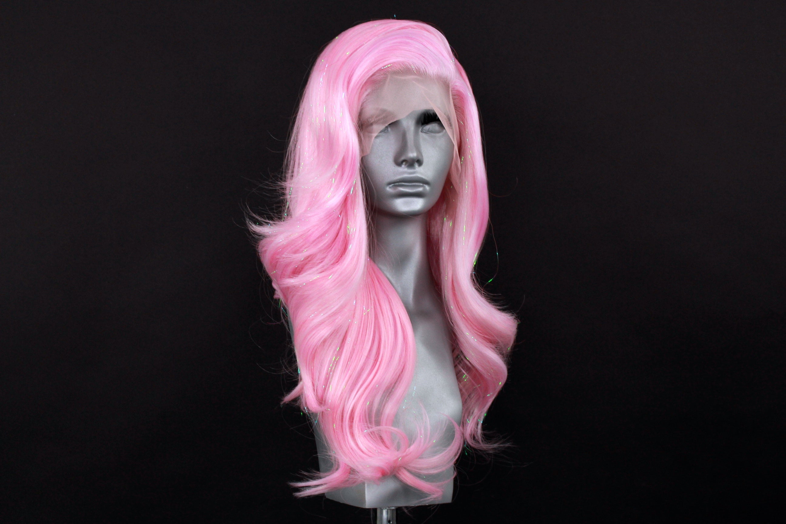 Eden- Princess Pink Sparkle – Webster Wigs