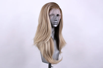 Lily- Rooted Ashy Sandy Blonde
