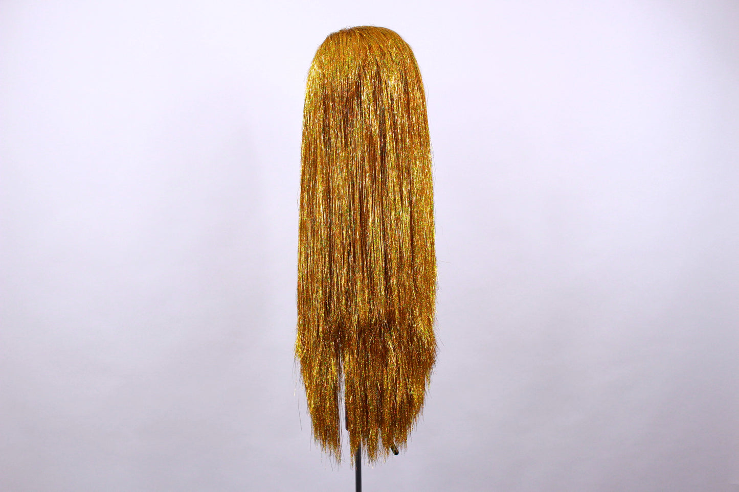 Golden Sparkle Tinsel Wig