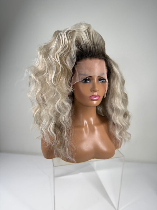Pre-Styled Sandy Ash Blonde wig