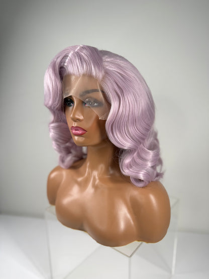 Pre-Styled Lavender Ice Wig