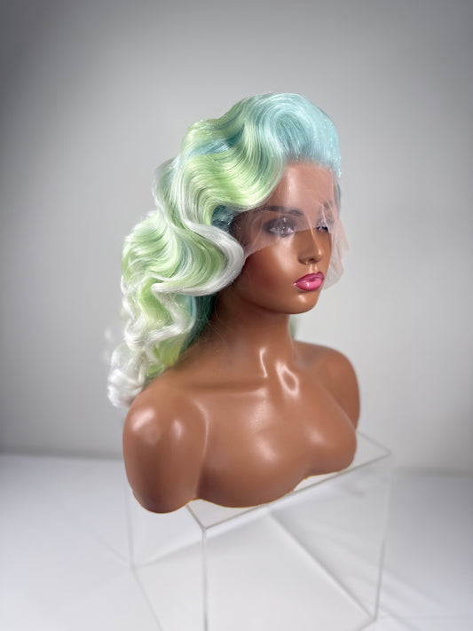Pre-Styled Seafoam Sparkle Wig