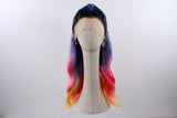 Pre-styled Rainbow Sunset Wig