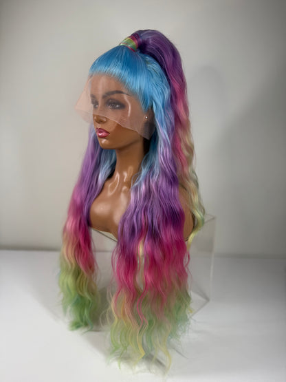 Pre-Styled Rainbow Candy