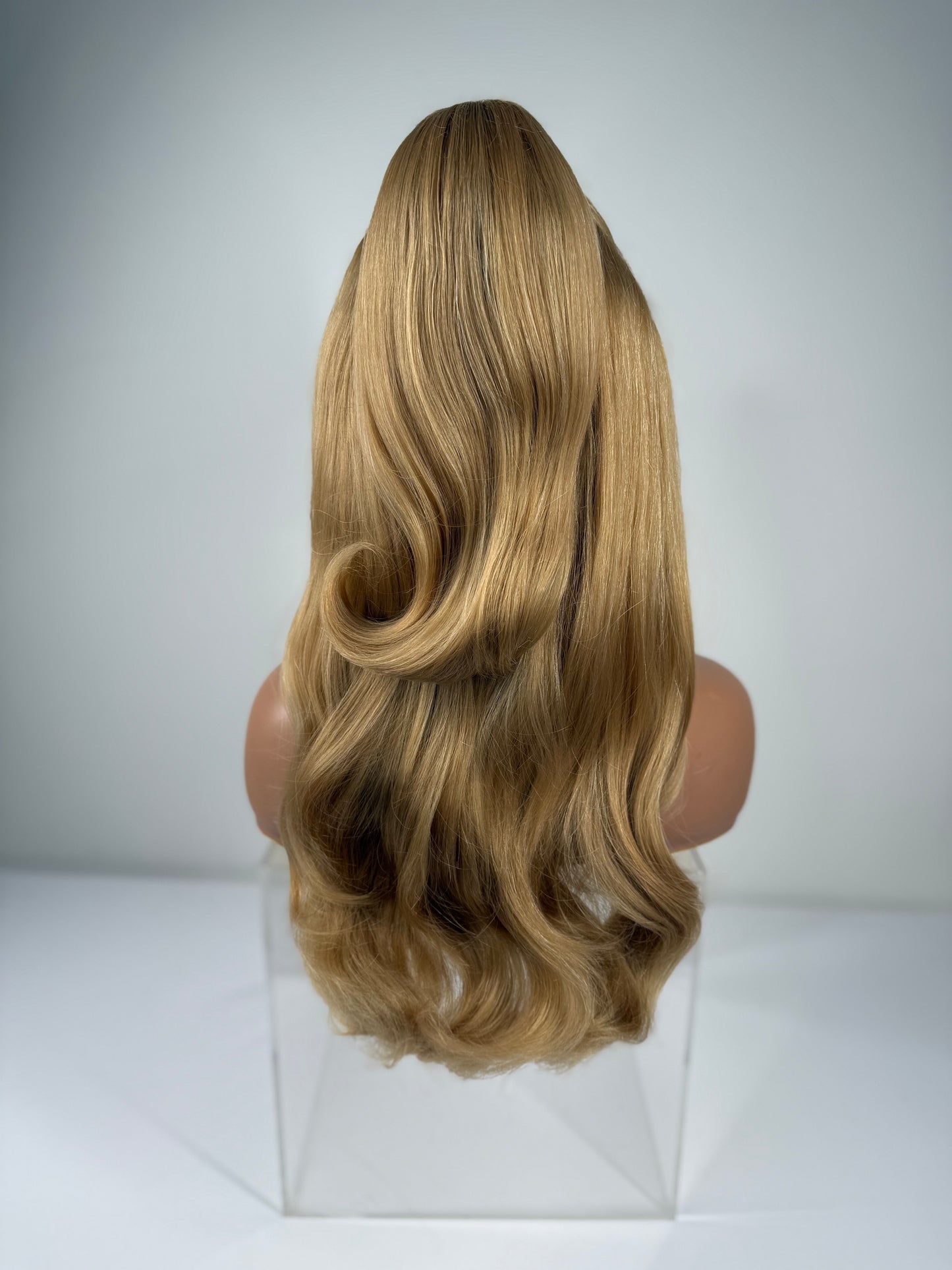 Pre-Styled Golden Blonde wig