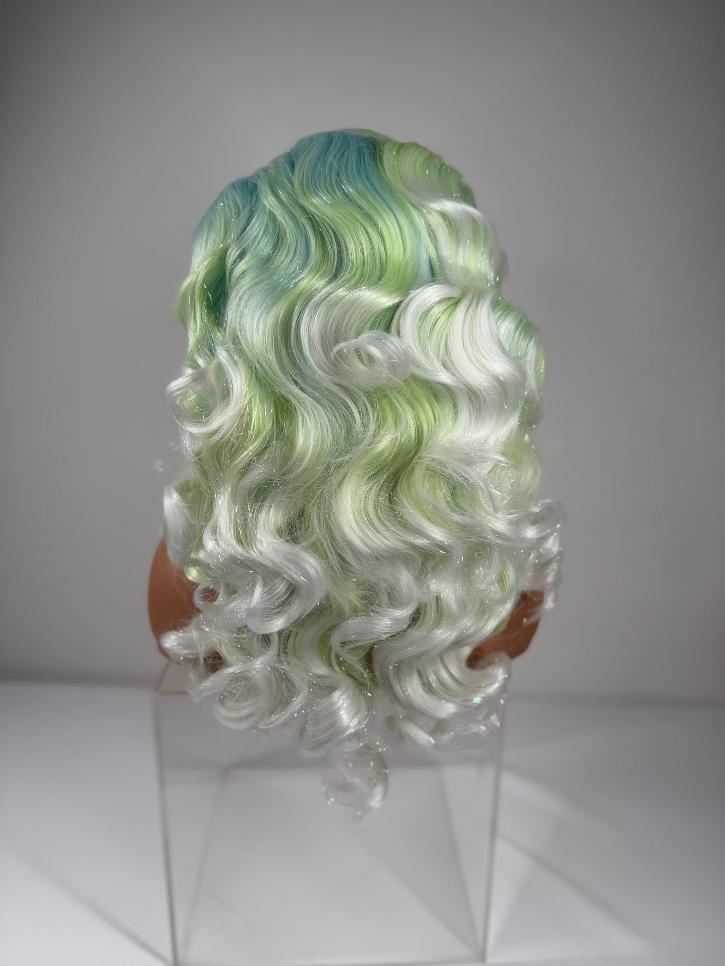 Pre-Styled Seafoam Sparkle Wig
