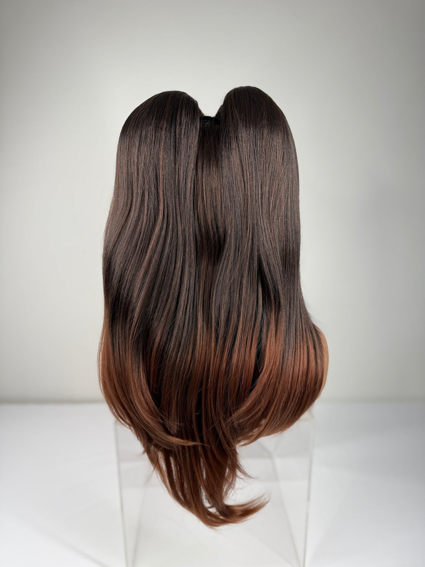 Pre-Styled Golden Auburn Ombré wig