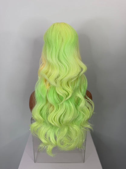 Pre-Styled Citrus Glow Sparkle Wig