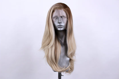 Lily- Rooted Ashy Sandy Blonde