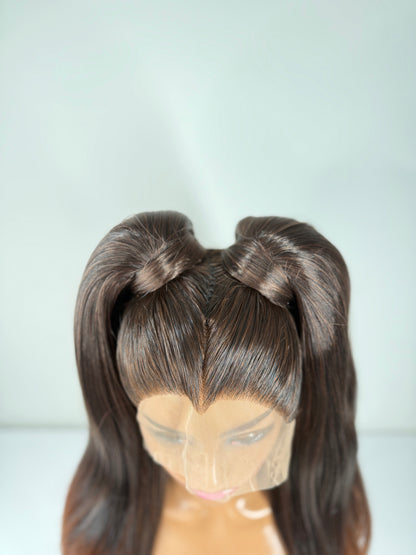 Pre-Styled Golden Auburn Ombré wig