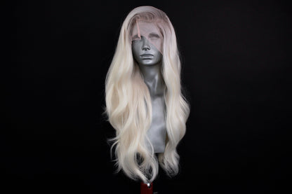 Harper- Silver Rooted Ice Blonde
