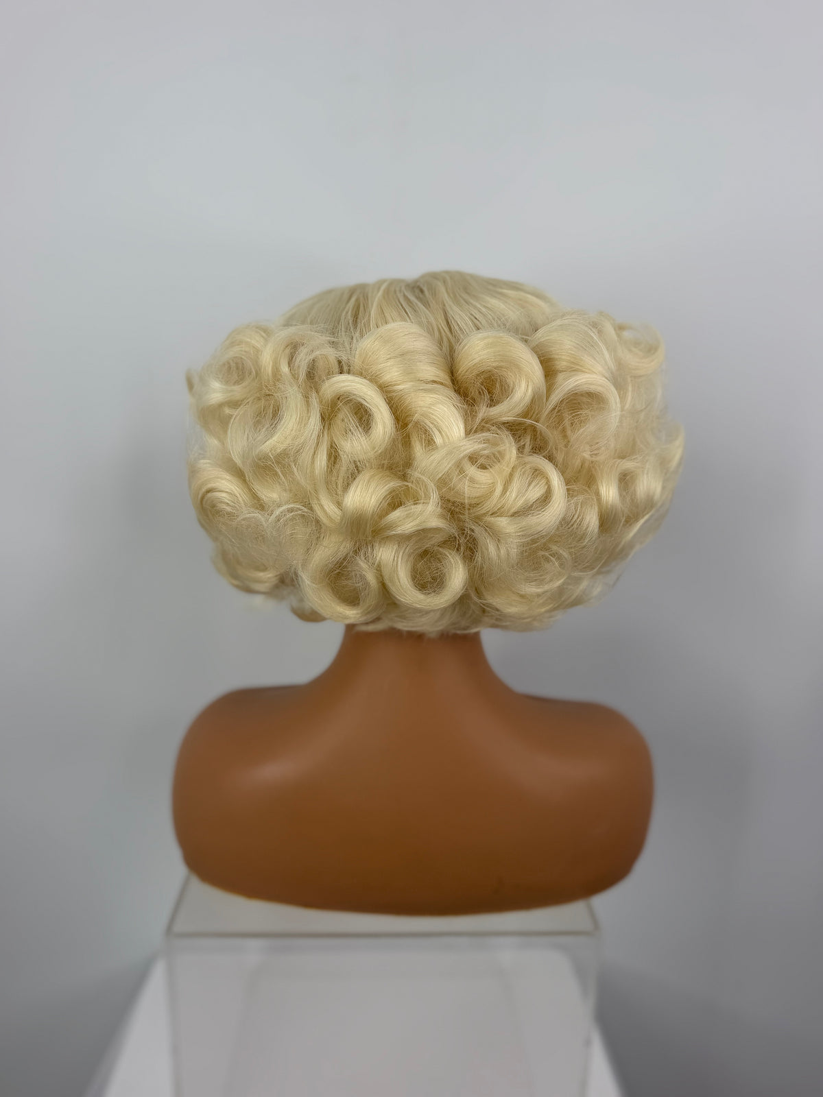 Pre-Styled Platinum Wig