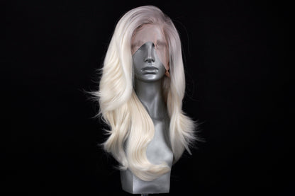 Eden- Silver Rooted Ice Blonde