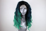 Amber- Mermaid Green Ombre