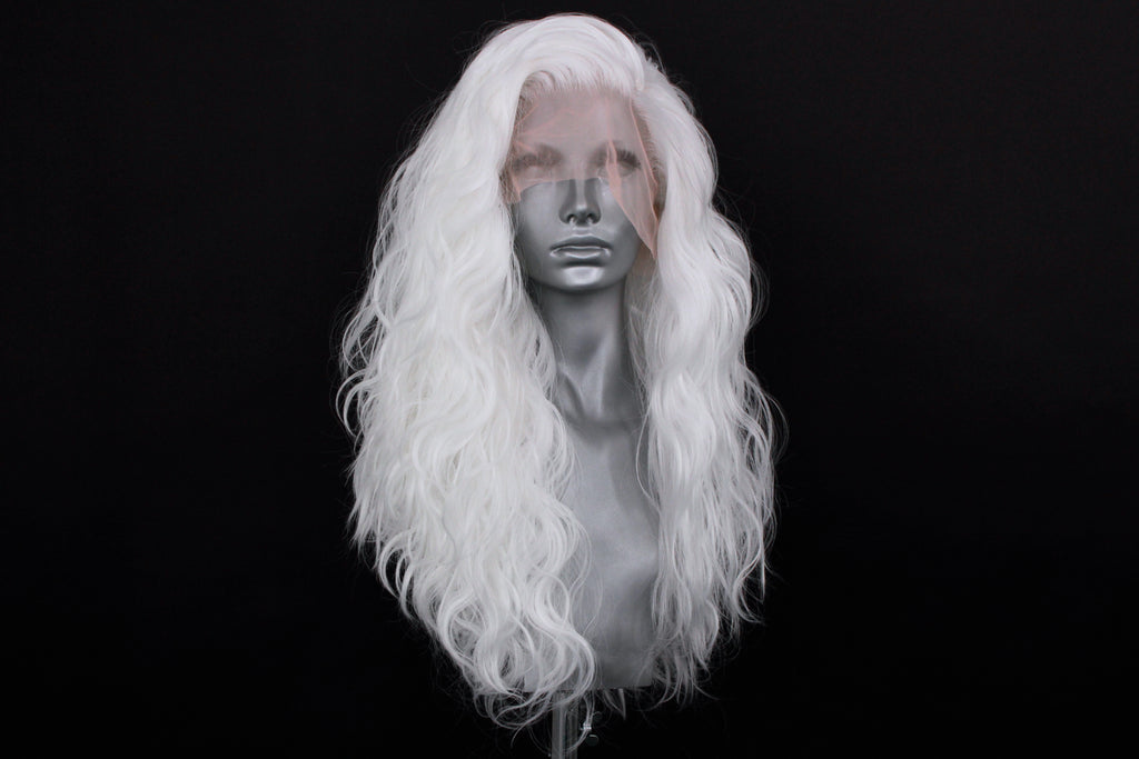 Ariel- Pure White – Webster Wigs