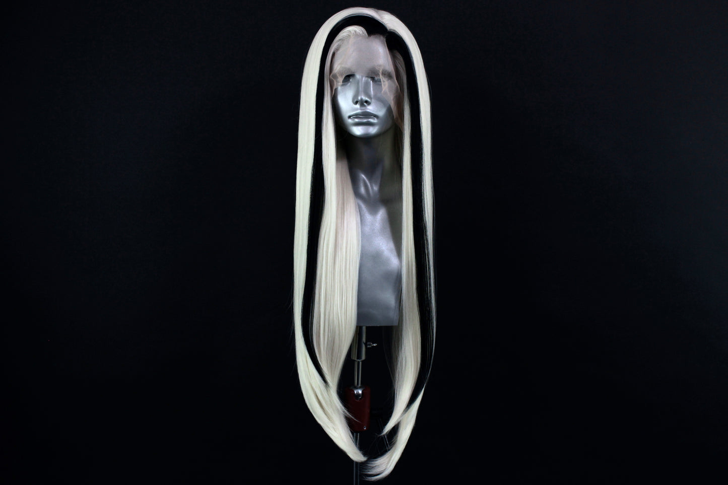 Amy- Black Streaked Platinum Ice