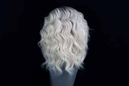 Elle- Silver Rooted Ice Blonde