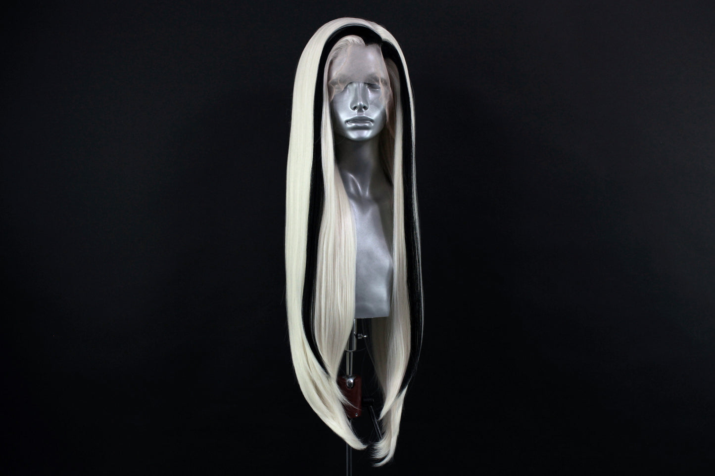 Amy- Black Streaked Platinum Ice