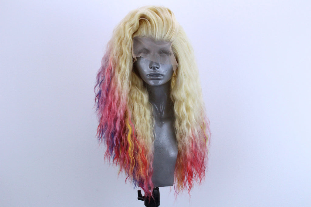 Evie- Rainbow Blonde