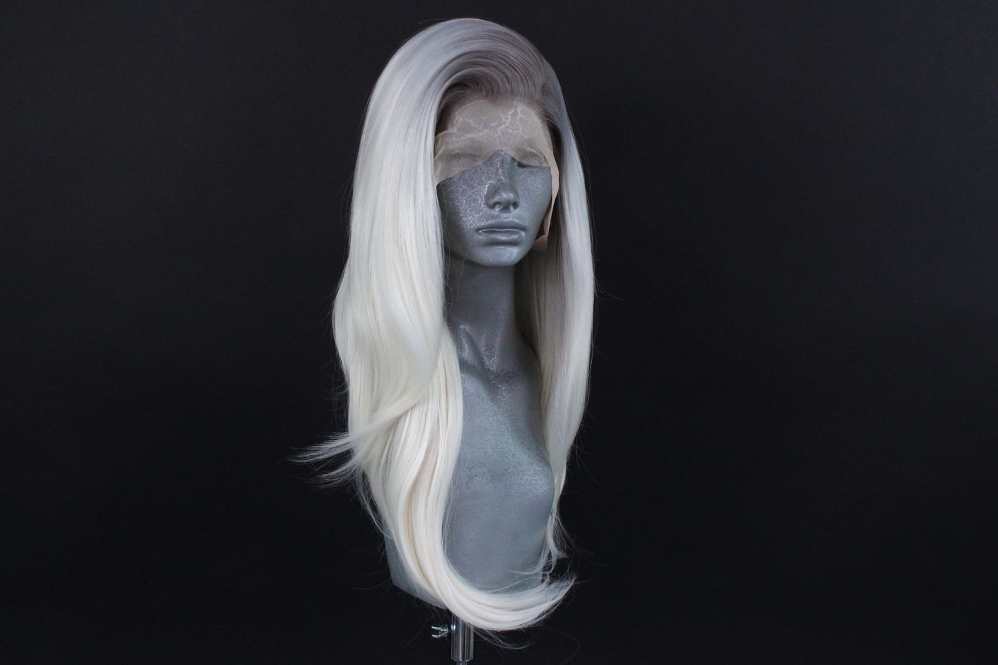 Millie- Silver Rooted Ice Blonde