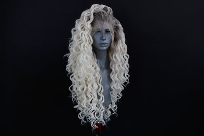 Isla- Silver Rooted Ice Blonde