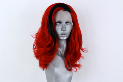 Marilyn- Black Streaked Red
