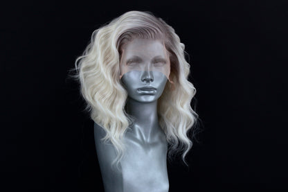 Elle- Silver Rooted Ice Blonde