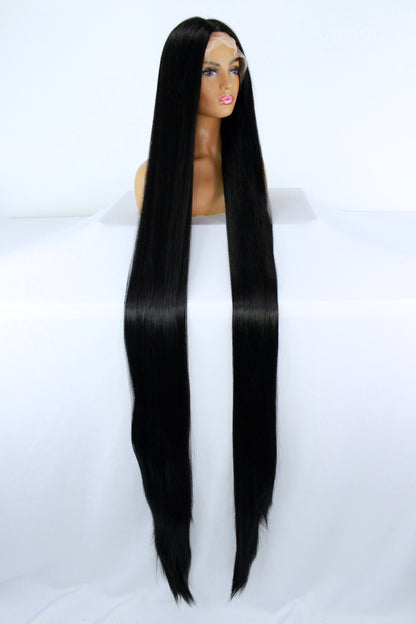 65” 1B Lacefront Wig