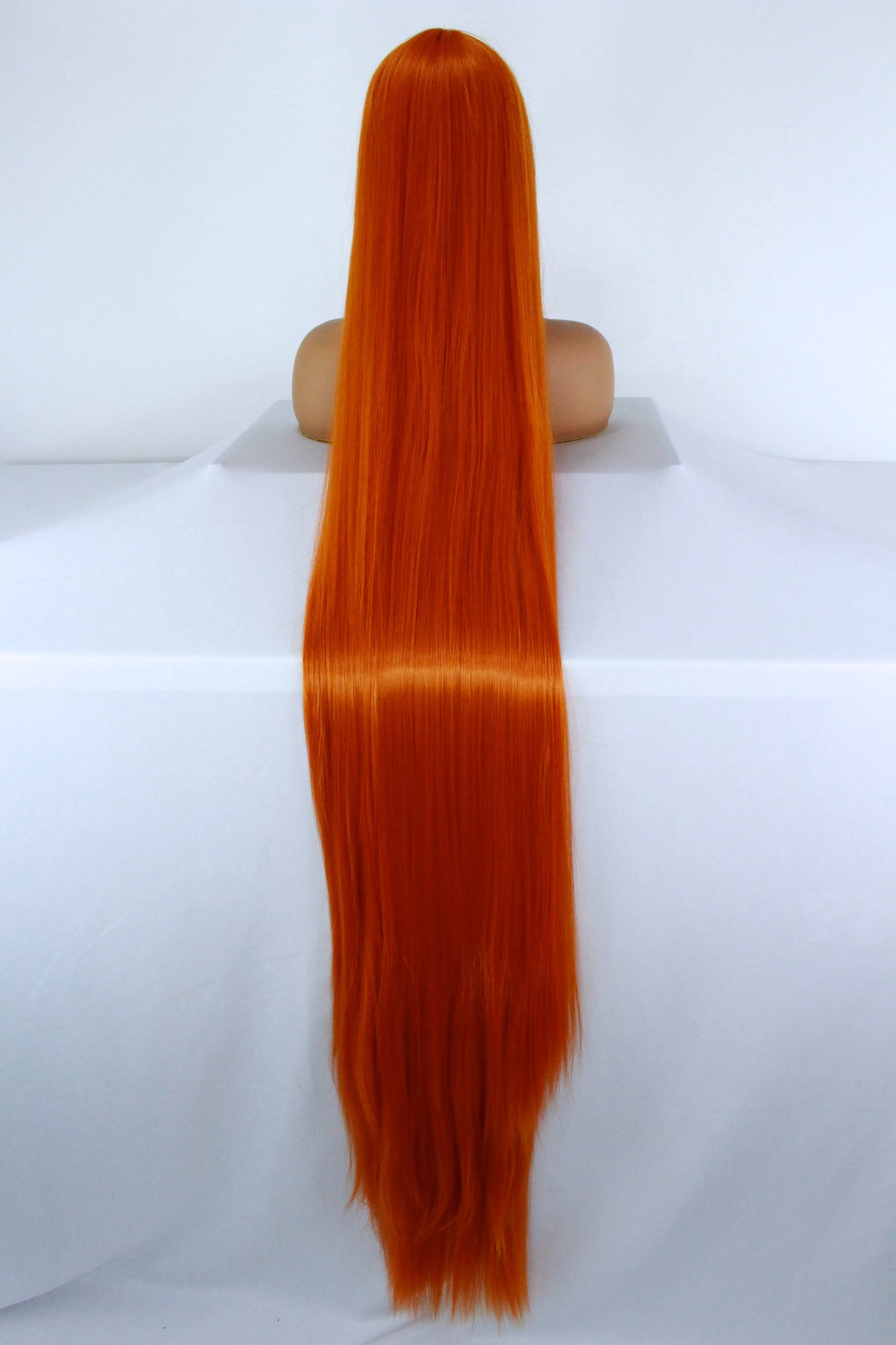 65” Pumpkin Orange Lacefront Wig