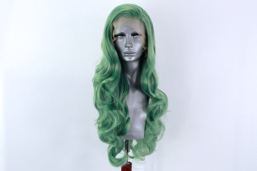 5. Seafoam Green Wig - wide 6